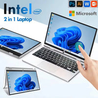 11.6 Inch Touch Screen Notebook 2 in 1 Windows 11 Pro Intel N4020 Tablet PC Computer 8GB DDR4 128GB 256GB 512GB SSD study Laptop