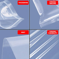 Small Zip Lock Plastic Bags Reclosable Transparent Bag Vacuum Storage Bag Ziplock Food Storage Bags Plastic Zip bag Sealing bag