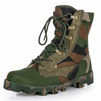 37-48 Training Boots Outdoor Hiking Climbing Shoes Green High Top Desert Boots Work Security Shoes