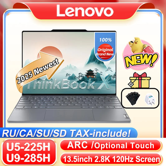 【2025 New】Lenovo ThinkBook X 32G+1T Ultra5/Ultra9/ARC 13.5inch 2.8K 120Hz （Optional Touch Version）