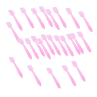 100Pcs Plastic Spatula Disposabled Cosmetic Spoon Skin Care Cream Face Mask Mixing Spoon Beauty Tool