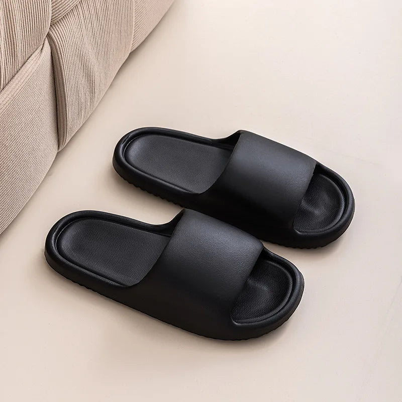 Fashion Men's Summer Ligtweight EVA Indoor Home Sandals Slippers Shoes Men Slippers Outdoor Students Women Comfortable Slides