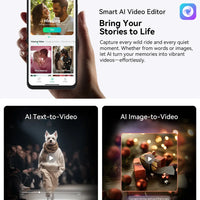 Blackview SHARK 6 AI Smartphone Android 15 Unisoc T8100 5G Mobile Phone 6.88'' Display 120Hz,  8+16GB RAM,128GB+2TB ROM, 5000mAh