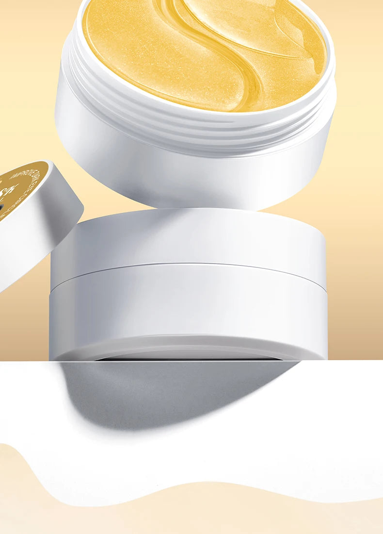 60pcs SADOER Golden Snail Eye Mask Anti Dark Circles Remove Eyes Bags Firming Hydrating Patches Beauty Skin Care