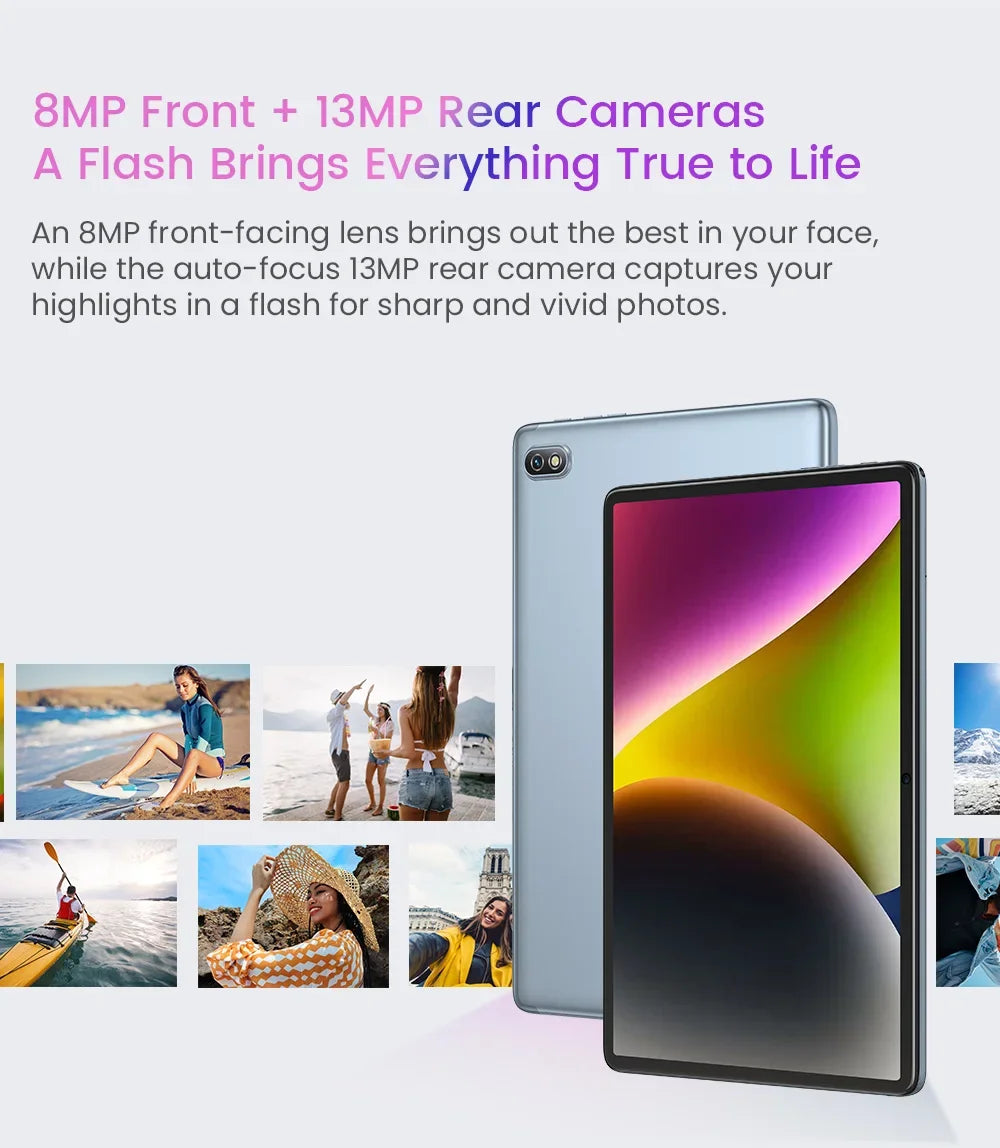 Blackview Tab 7 pro Tablet 10.1'' FHD Display GPS 6GB 128GB 4G 13MP Camera 6580mAh  Unisoc T606 Android 12 Tablets Pad PC