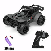 Rc Car Racing with Light 20KM/H 2.4G High-Speed Remote Control Car Vehicle Pickup Truck Off-Road Climbing RC Toys for Kids Gift