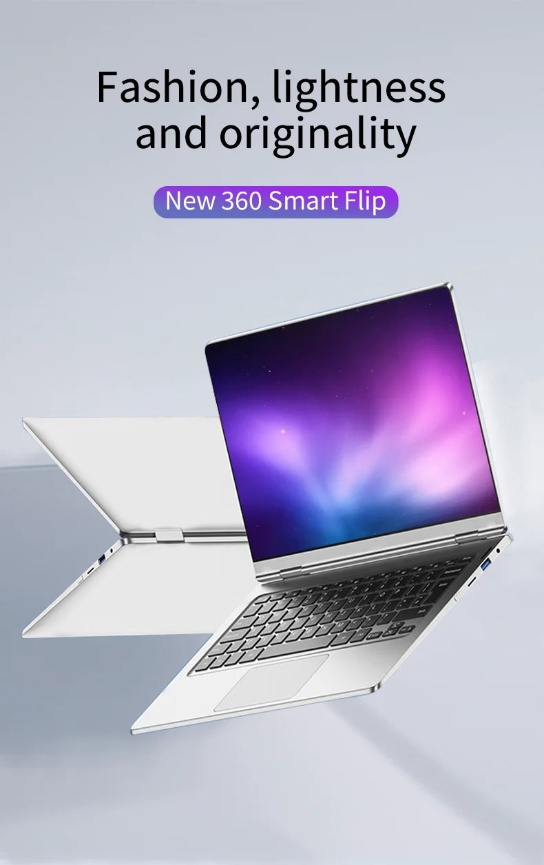 11.6 Inch Touch Screen Notebook 2 in 1 Windows 11 Pro Intel N4020 Tablet PC Computer 8GB DDR4 128GB 256GB 512GB SSD study Laptop