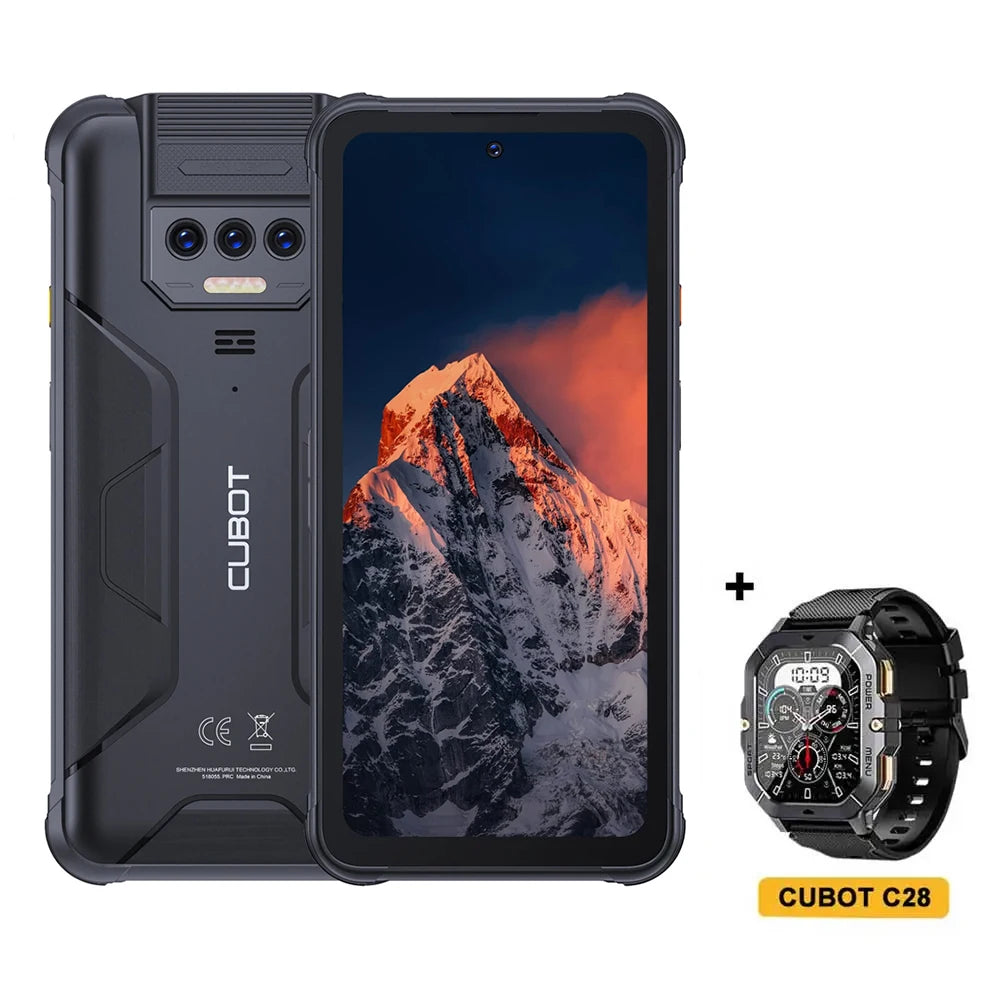 IP68 Waterproof Rugged Smartphone Android 13, Cubot KingKong 8, Octa-core, 12GB RAM(6+6GB), 256GB ROM, 10600mAh, 48MP Camera,NFC