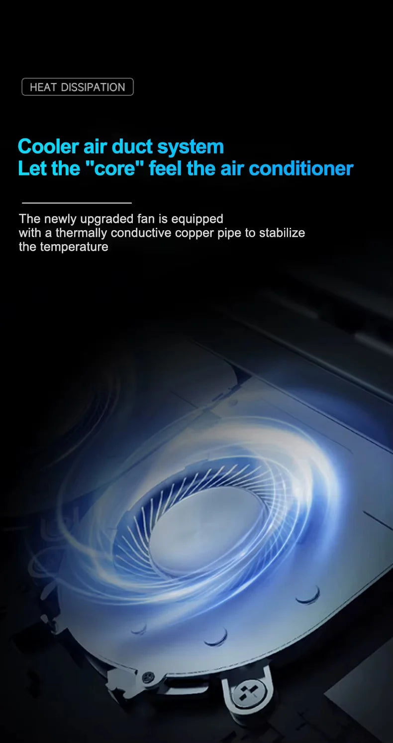 15.6" Ultra Slim Intel Core i7 6500U Laptop Computer Windows 11 16GB DDR4 1TB SSD Notebook PC Fingerprint Unlock Gaming Laptops