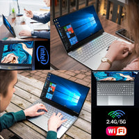 CARBAYTA Windows 10 11 Pro Ram 16GB Rom 128GB 256GB 512GB 1TB SSD Ultrabook Computer 5G Wifi Bluetooth Cheap Office  Game Laptop