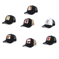 2025 New Design Animal Baseball Cap Good Quality Embroidery Fish Bird Turtle Visor Hats Sun Protection Mesh Hats