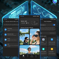 AI Smart Glasses with 8MP Camera Video Recording 100+ Languages Translation Sunglasses Bluetooth Call Music Play Men Women 2025