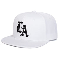 Unisex Gothic LA Embroidery Hip-hop Hats Spring and Autumn Outdoor Adjustable Casual Baseball Caps Sunscreen Hat Sports Cap