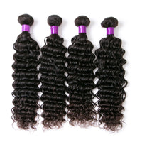 28 30 38 40Inch Deep Wave Curly Human Hair Bundles Long Virgin Curly Hair Malaysian Human Hair Extension Double Weft Wholesale