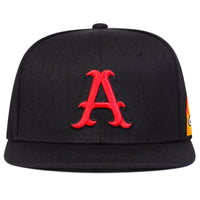 Unisex A Letter Embroidery Side Flame Hip-hop Hats Spring Autumn Adjustable Casual Snapback Baseball Caps Outdoor Sunscreen Hat