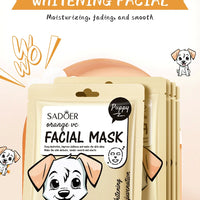 5pcs SADOER Cartoon Fresh Fruit Facial Mask Anti Wrinkle Moisturizing Soothing Brightening Hydrating Face Mask Skin Care