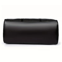 Large Capacity Retro Crocodile-Textured Duffel Bag with Adjustable Shoulder Strap, Stylish Gym,  Weekender & Overnight Bag