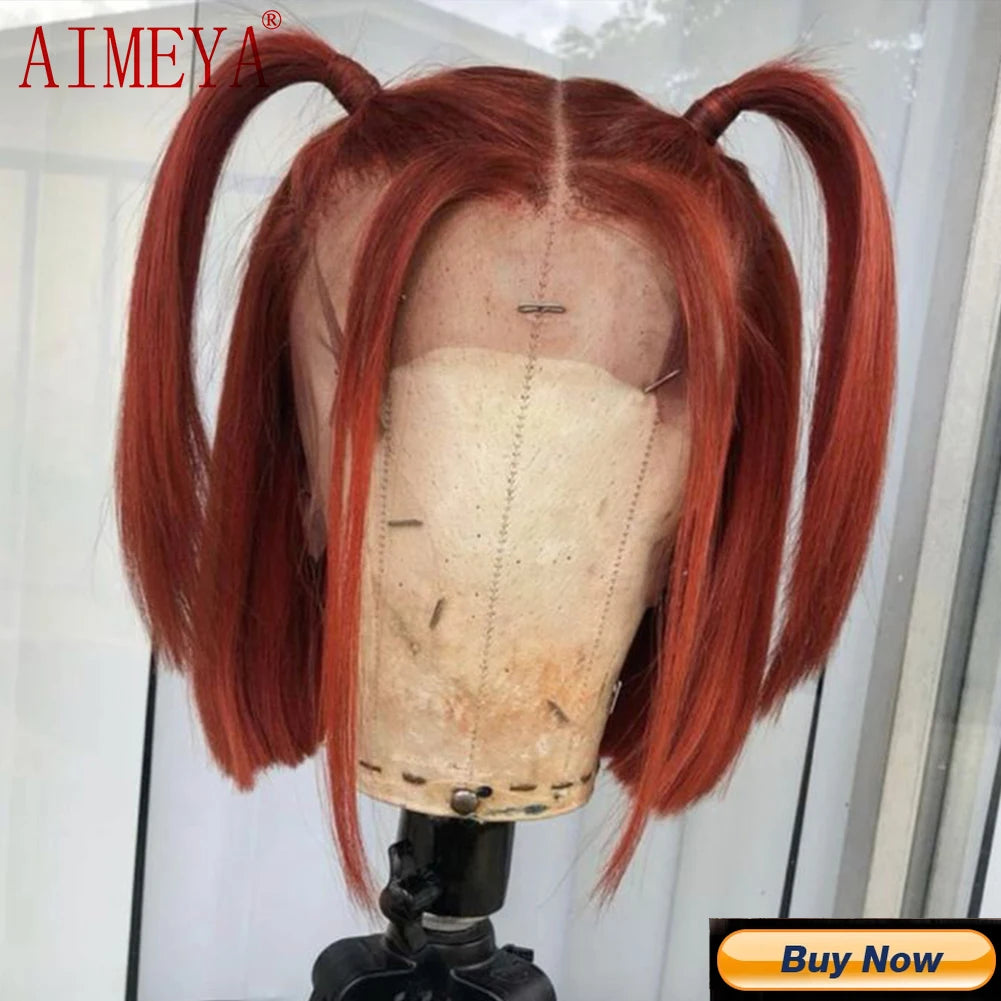 AIMEYA Yellow Hair Cosplay Synthetic Lace Front Wigs for Women Long Loose Wave Wig Free Part Heat Resistant Fiber Synthetic Wig