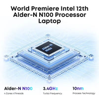 CHUWI GemiBook Plus Laptop Intel N150/N100 15.6 Inch 1920*1080 FHD Screen 16GB LPDDR5 512GB SSD Windows 11 WIFI 6 M.2 Up To 1T