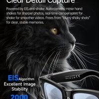 AI Smart Glasses 5 Million Pixels Recording Videos Photo Recognition Answer Translation 290mAh IP66 Waterproof Bluetooth Glasses