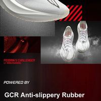 Li-Ning Men's FEIDIAN 5 CHALLENGER Racing Running Shoes SUPER BOOM Cushion CARBON-FIBER PLATE LiNing Competitive Sneaker ARMV001