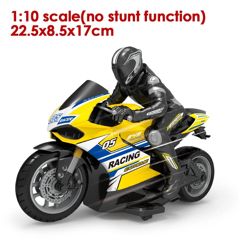 RC Motorcycles 1/6 Electric Motor RC Cars High Speed 4CH Remote Control Racing Motorcycle Drift Car Kids Xmas Festival Gift
