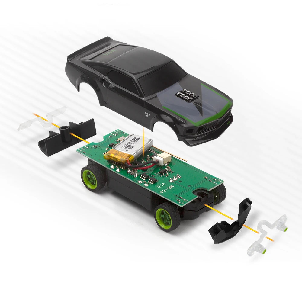 HPI 160980 NANO-TTR 1/64 MINI RC Remote Control On-road Car Desktop Adult Children's Toys