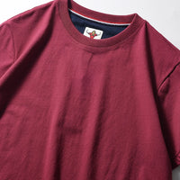 2025 Summer New American Retro Short Sleeve O-neck Solid Color T-shirt Men's Fashion 100% Cotton Washed Casual Terry Cloth Tops