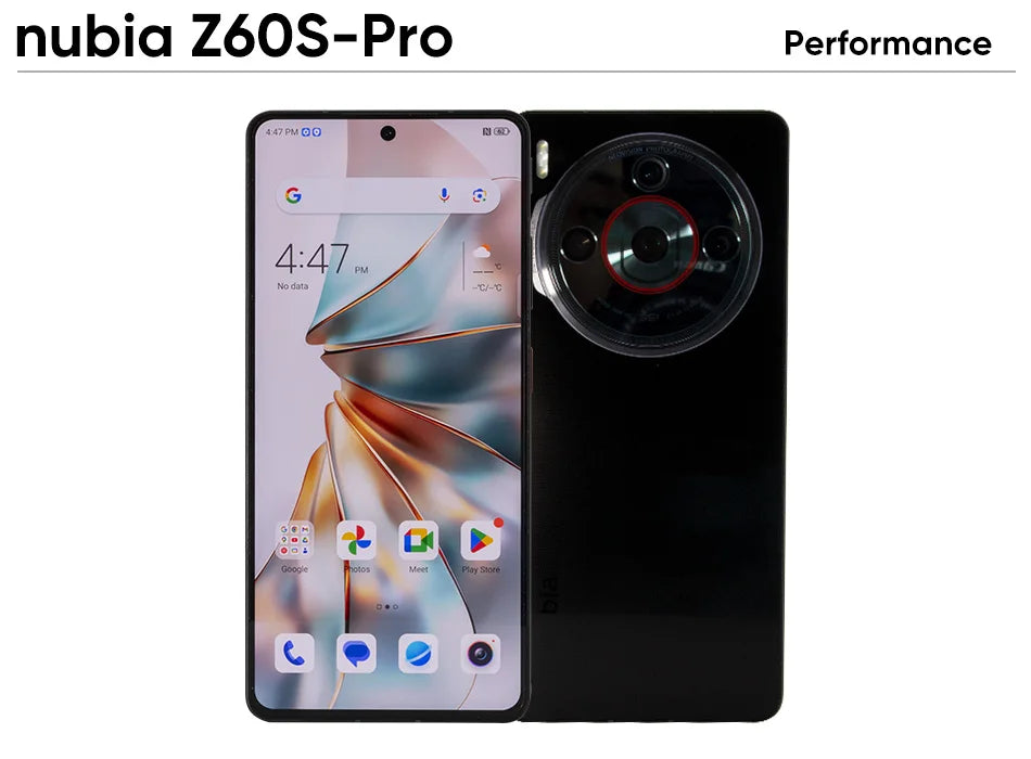 Nubia Z60S Pro Global Version 5G Android Cellphone Snapdragon 8 Gen 2 50MP Triple Camera 120Hz 6.78" AMOLED Screen NFC 5100mAh