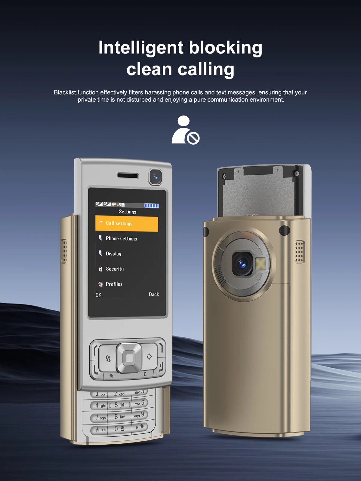 SERVO N95 PRO 2G GSM Slide Screen Mini Mobile Phone Magic Voice Call Recording MP3/MP4 Player Blacklist Small Cellphone FM Radio