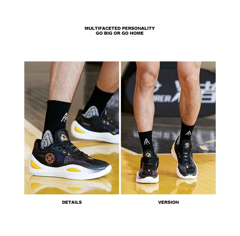RIGORER AR1 Austin Rivers Basketball Shoes Men Low top Wear-resistant Non-slip Professional Actual Combat Cushion Sport Sneakers