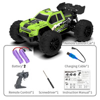 Rc Car High Speed with Light 2.4G Remote Control Racing Car Vehicle Truck 20KM/H Off-Road Climbing RC Toys for Kids Gift