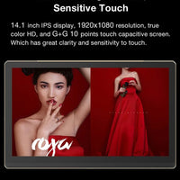 Global Version 14 Inch 1920x1080 IPS Big Screen Tablet PC 5+13MP Camera 12+256GB Deca-Core планшет 2 IN 1 Tablets Android Laptop