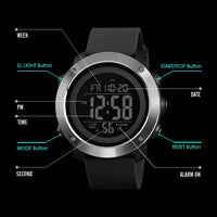 SKMEI 1426  Montre Men Alarm Clock Fashion Digital Watch Relogio Masculino Sport Watch Men Luxury Brand 5Bar Waterproof Watches