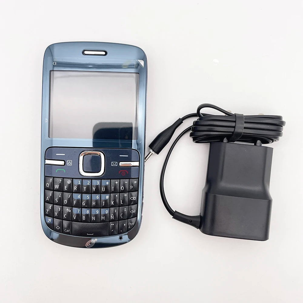 Original C3-00 C3 (2010) Mobile Cell Phone Russian Arabic Hebrew English Keyboard Made in Finland Unlocked