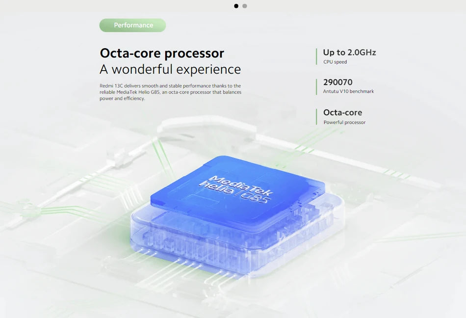 Global Version Xiaomi Redmi 13C MIUI 14 Smartphone MTK Helio G85 Octacore 50MP Camera 5000mAh 90Hz 6.74" Display