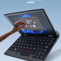7 Inch Mini Laptop Intel N95 Notebook Touch Screen Portable Netbook Windows 11 Mini PC Micro Computer Bluetooth 4.2 16GB 1TB