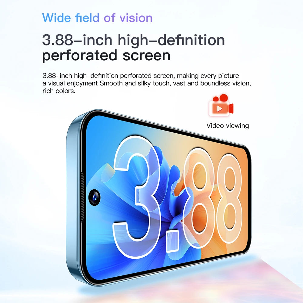 SOYES XS19 Mini Smartphone 3.88in 2GB RAM 16GB ROM Android10.0 With Facial Recognition Dual SIM Standby 3G Network Small Phone