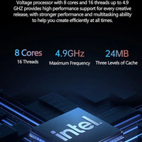 Gaming Laptop 16 Inch Intel Core I9-11900H 32 GB RAM 2TB SSD Fingerprint Unlock 8 Cores 16 Threads Wifi6 HD Camera DDR4 Computer