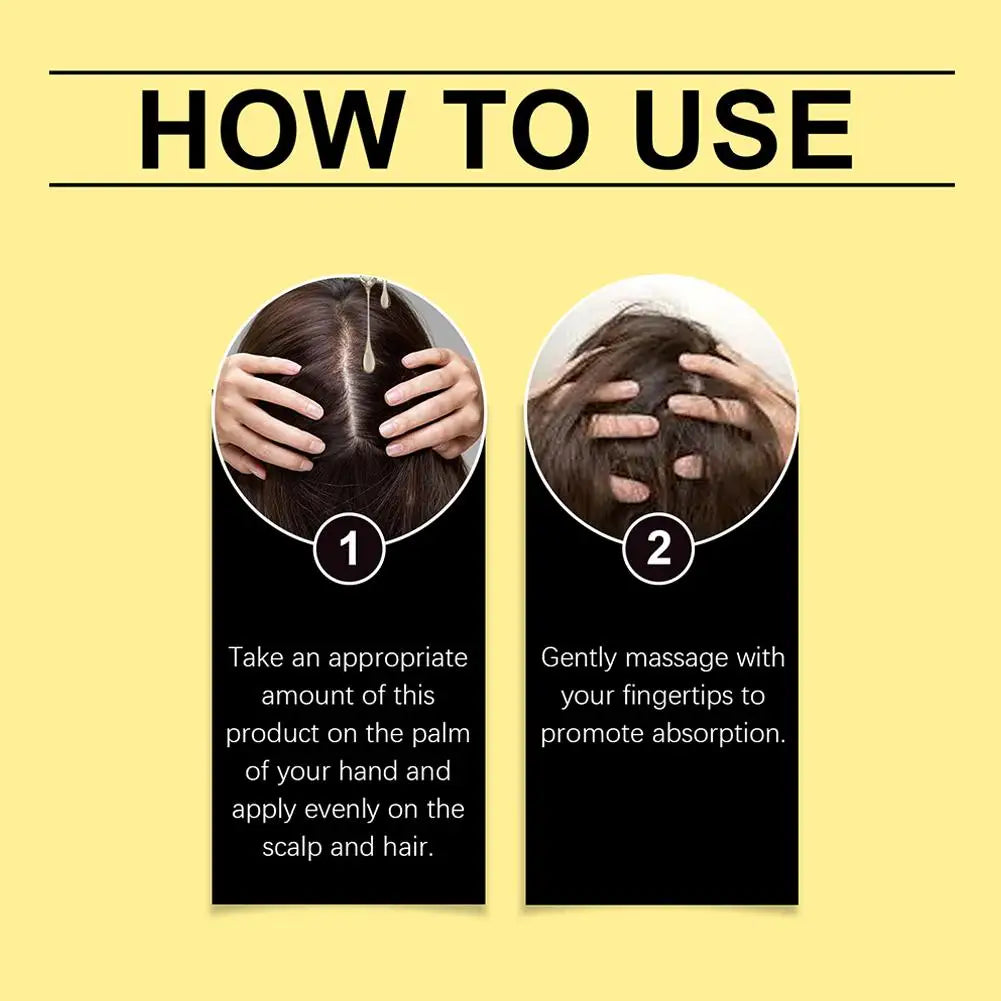 Hair Care Essential Oil Spray Improves Dry And Frizzy Hair, Non-Greasy Lightweight Smooth Hair Strengthening Essential Oil Spray