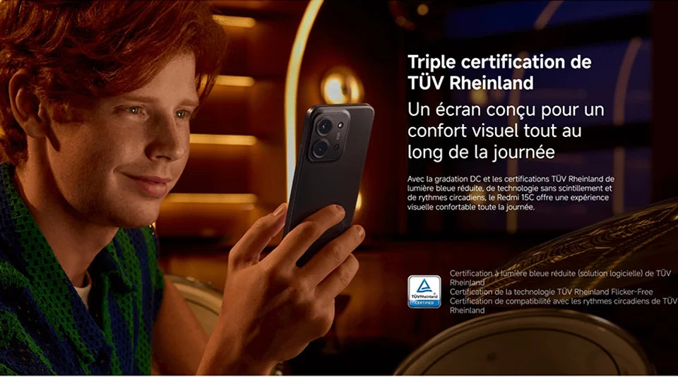 Xiaomi Redmi 15C, Smartphone, 6.9" Screen, 120 Hz, MediaTek Helio G81-Ultra, 6000mAh battery, 50MP Camera, IP64