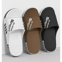Fashion Men's Slippers Soft Sole Non-slip Men Flip Flops Comfortable Large Size Outdoor Beach Sandals Man Home Bathroom Slippers