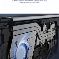 15.6" Ultra Slim Laptop 16GB RAM 2TB SSD Intel N3700 Notebook Gamer  1920*1080  Display Office Study Computer PC Windows 11 Pro