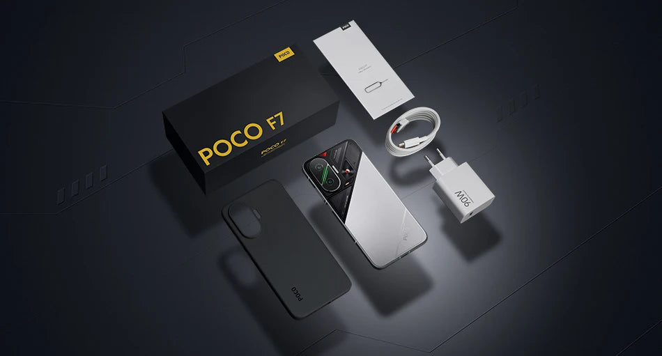 POCO F7 5G Global Version Smartphone Snapdragon® 8s Gen 4 6500mAh Battery 6.83" 1.5K AMOLED 50MP Camera OIS NFC 90W HypeCharge
