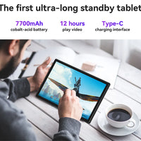 HEADWOLF WPad3 Android 12 Tablet 10.1 inch 6GB RAM DDR4X 128GB ROM UFS 2.1 MTK 8183 Octa-core Tablet PC Rear Camera16MP 7700 mAh