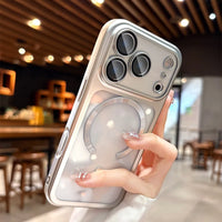 17ProMax Cases Original Soft Magsafe Case for iPhone 17 Pro Max iPhone17 ProMax Transparent Lens Film Wireless Charging Cover