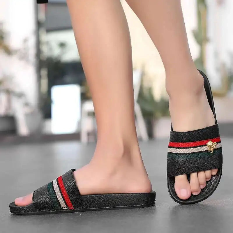 QZHSMY Shoes Men Summer New Men Casual Sports Slippers For Men Wear EVA Soft-Soled Indoor Sandals Male Flip-Flops Fast Shipping