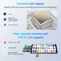 HEADWOLF FPad5/Pro Android 14 tablet 8.4 inch Max 16GB Ram 128GB/256GB ROM UFS2.1 Octa-core G99 Tablet PC Support WideVine L1