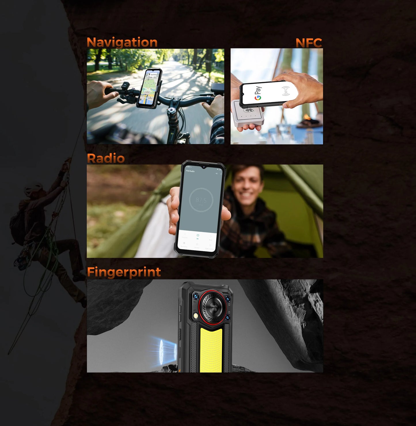 【NEW】OUKITEL WP53 PRO Rugged Phone, 24GB+256GB 11000mAh Android 15 6.52" NFC 50MP Cell Phone