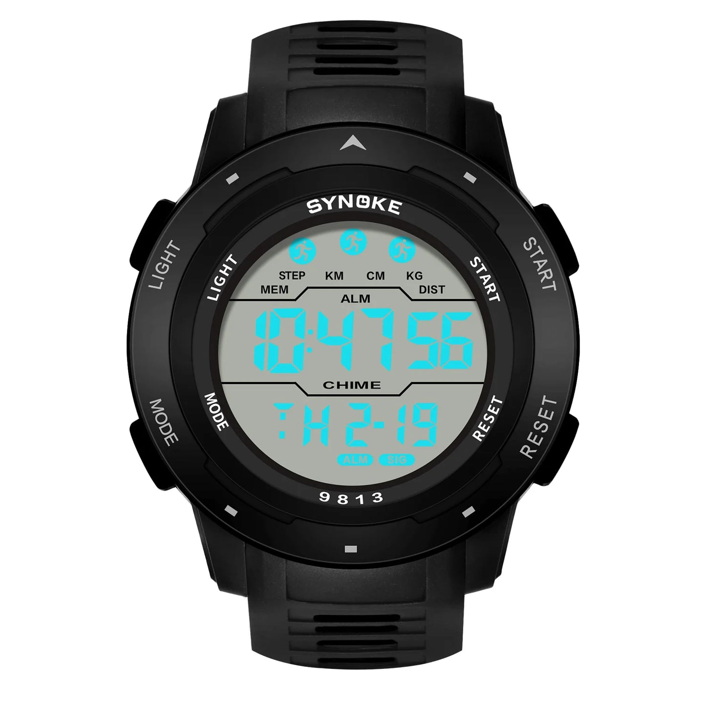 Upgrade Movement Digital Watches For Men Waterproof 50M SYNOKE 9813 Sports Watch Men Big screen Easy to Read reloj hombre